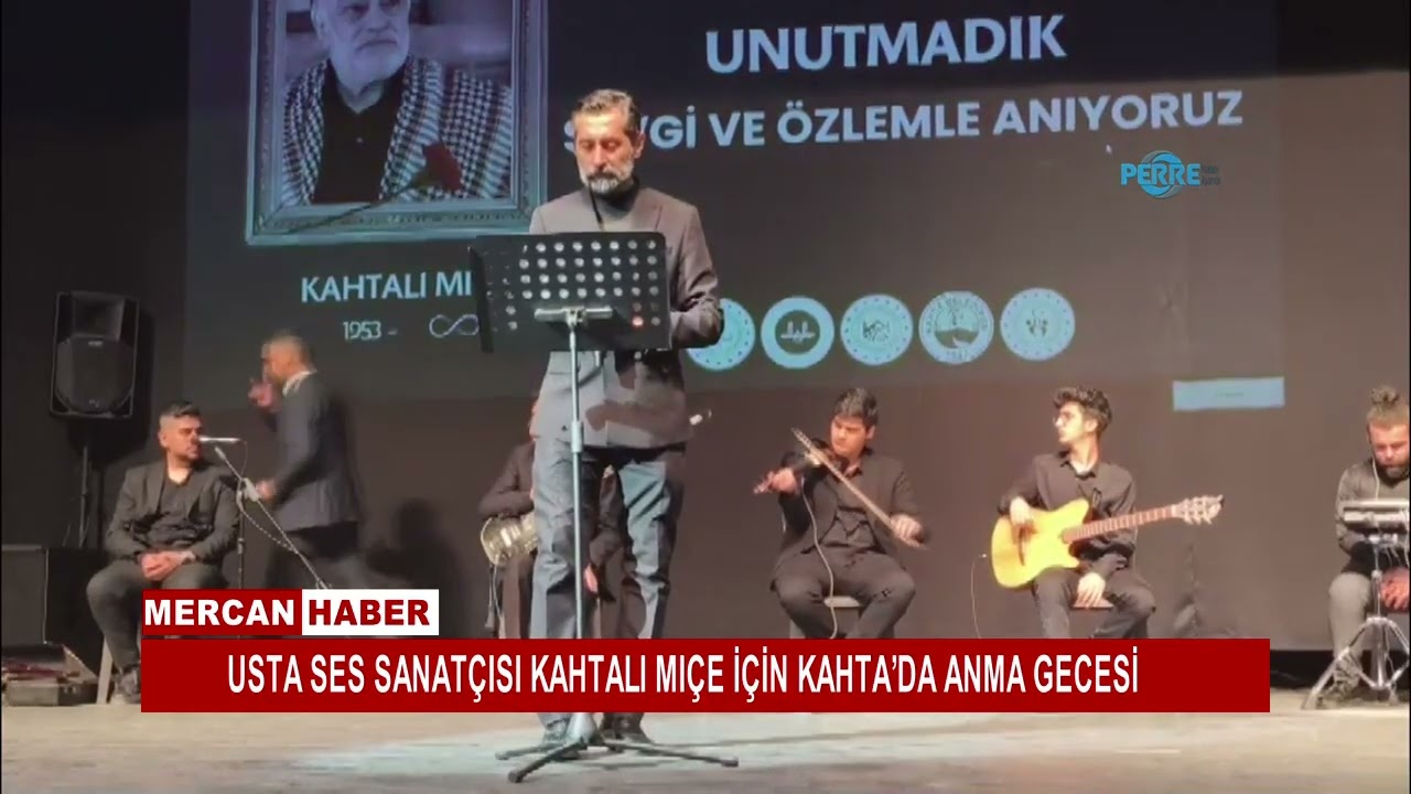 USTA SES SANATÇISI KAHTALI MIÇE İÇİN KAHTA’DA ANMA GECESİ
