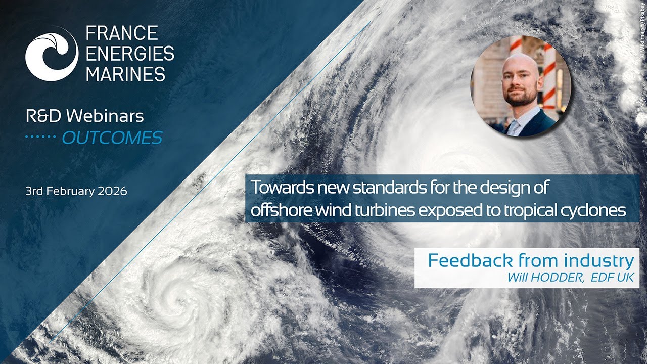 R&D Webinar - Offshore wind turbines design and tropical cyclones | Feedback from industry