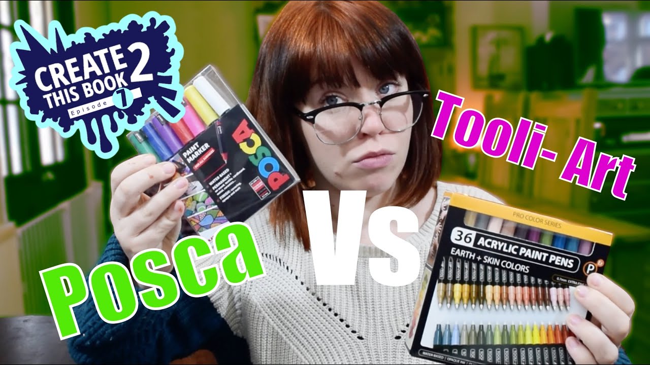 Tooli-art VS Posca Paint Pens | Create this Book 2 by @MoriahElizabeth