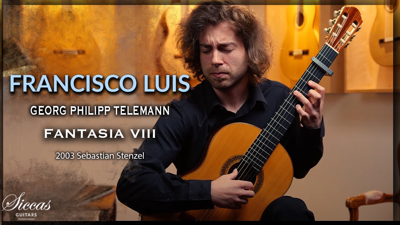 Francisco Luís plays Fantasia VIII by Georg Philipp Telemann on a 2003 S. Stenzel Classical Guitar