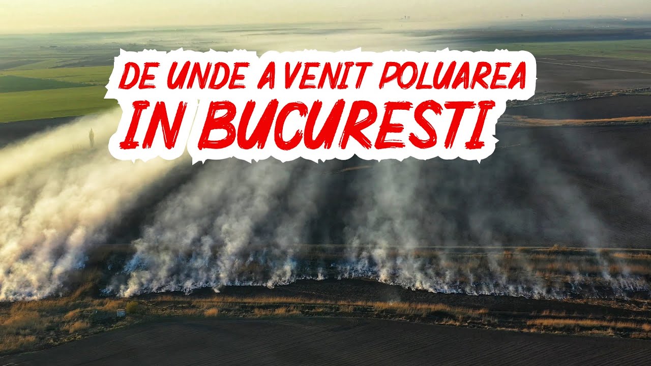 De unde a venit poluarea &icirc;n București (08.04.2020)