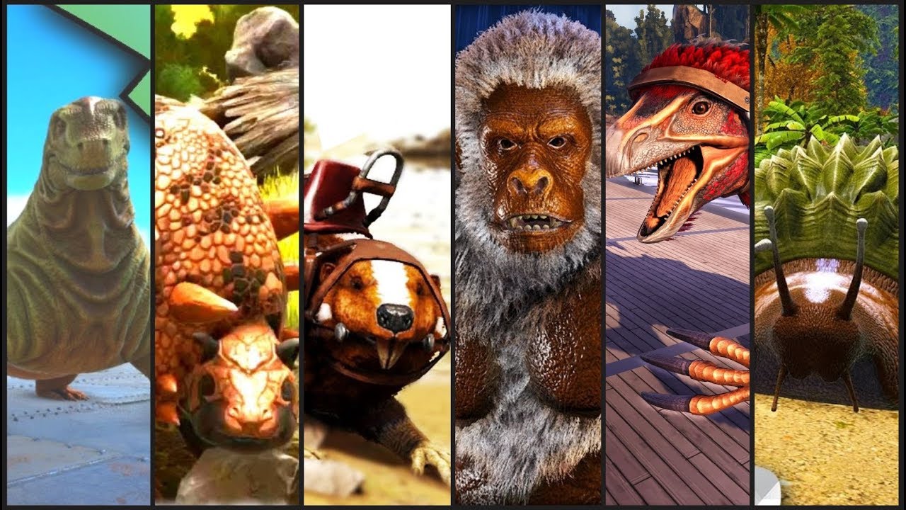 TOP 6 Dinossauros que FARMAM SOZINHOS no ARK - Auto Gather