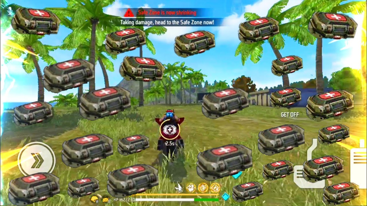 100 SUPER MEDIKIT HEALING BATTLE 😱 | LAST ZONE FULL SQUAD ALIVE 😵 | HEALING BATTLE #Shorts #ffmax