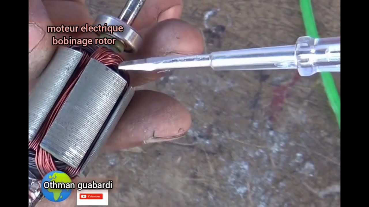 كيف نلف محرك كهربائي؟ Comment bobiner, rebobiner un moteur électrique ?