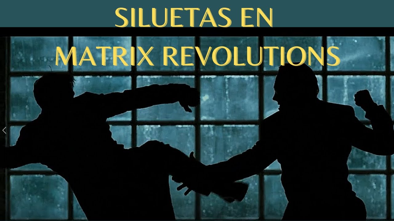 T&eacute;cnicas compositivas en MATRIX REVOLUTIONS: las siluetas