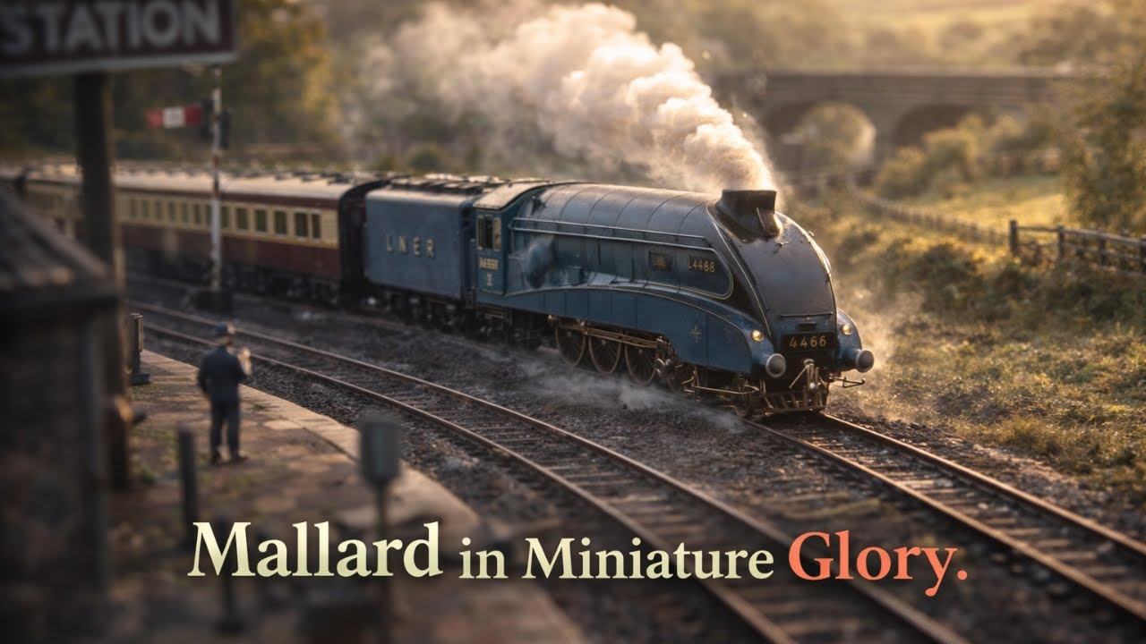 Mallard Comes Alive 🚂🏳️‍⚧️✨ | Hornby Model Train in Motion