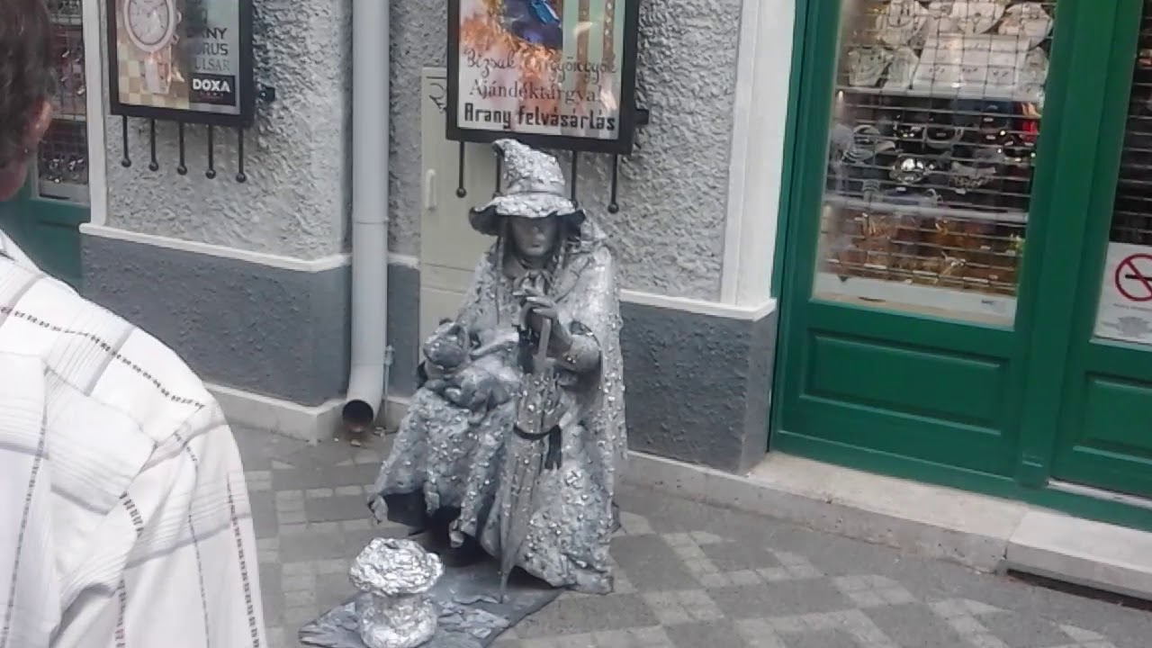 Living statue / &Eacute;lő szobor
