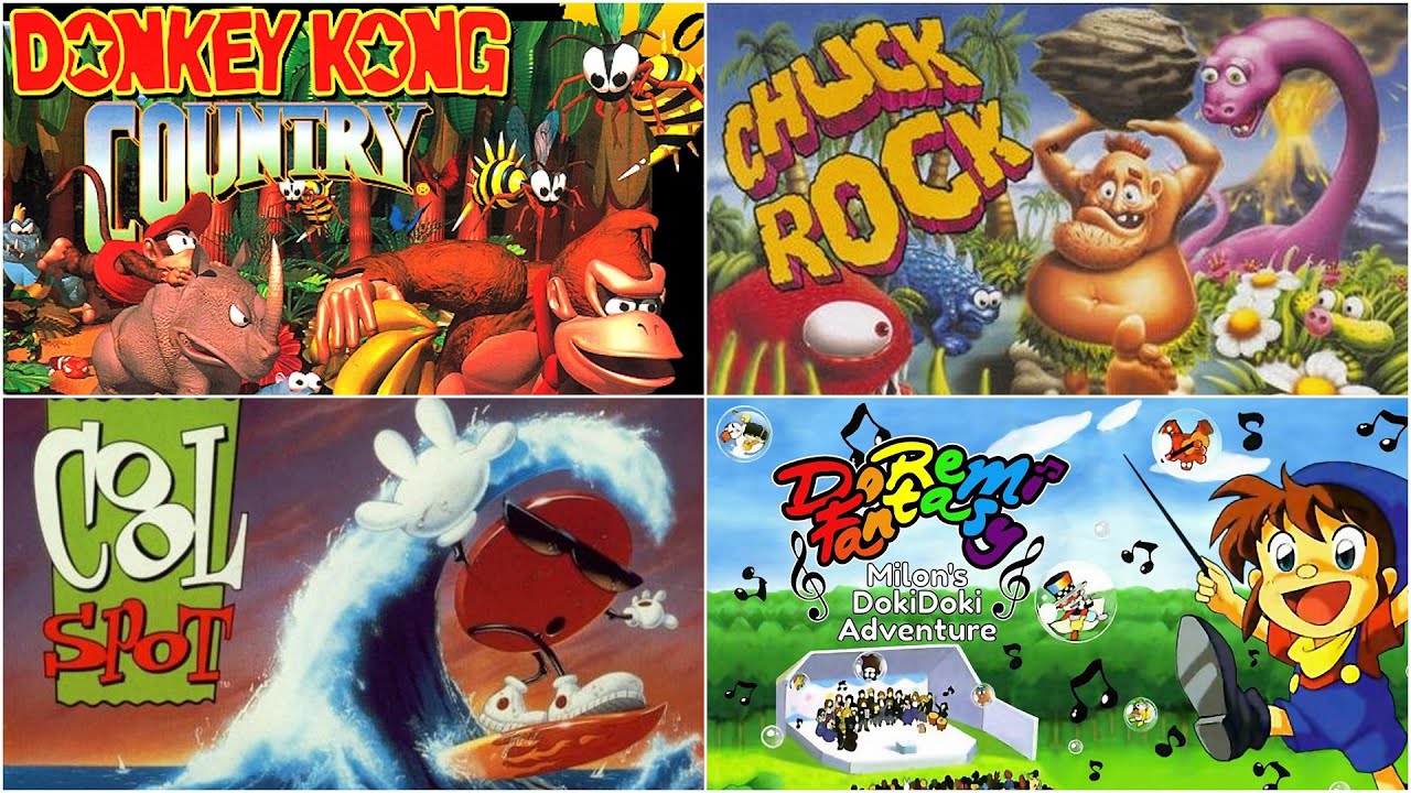 Borsuk Retro Gry TV: SNES - Wielki Przegląd Gier Platformowych (Platform&oacute;wek) #2