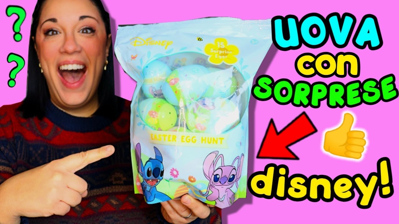 Apro UOVA con SORPRESE di STITCH! iolanda sweets
