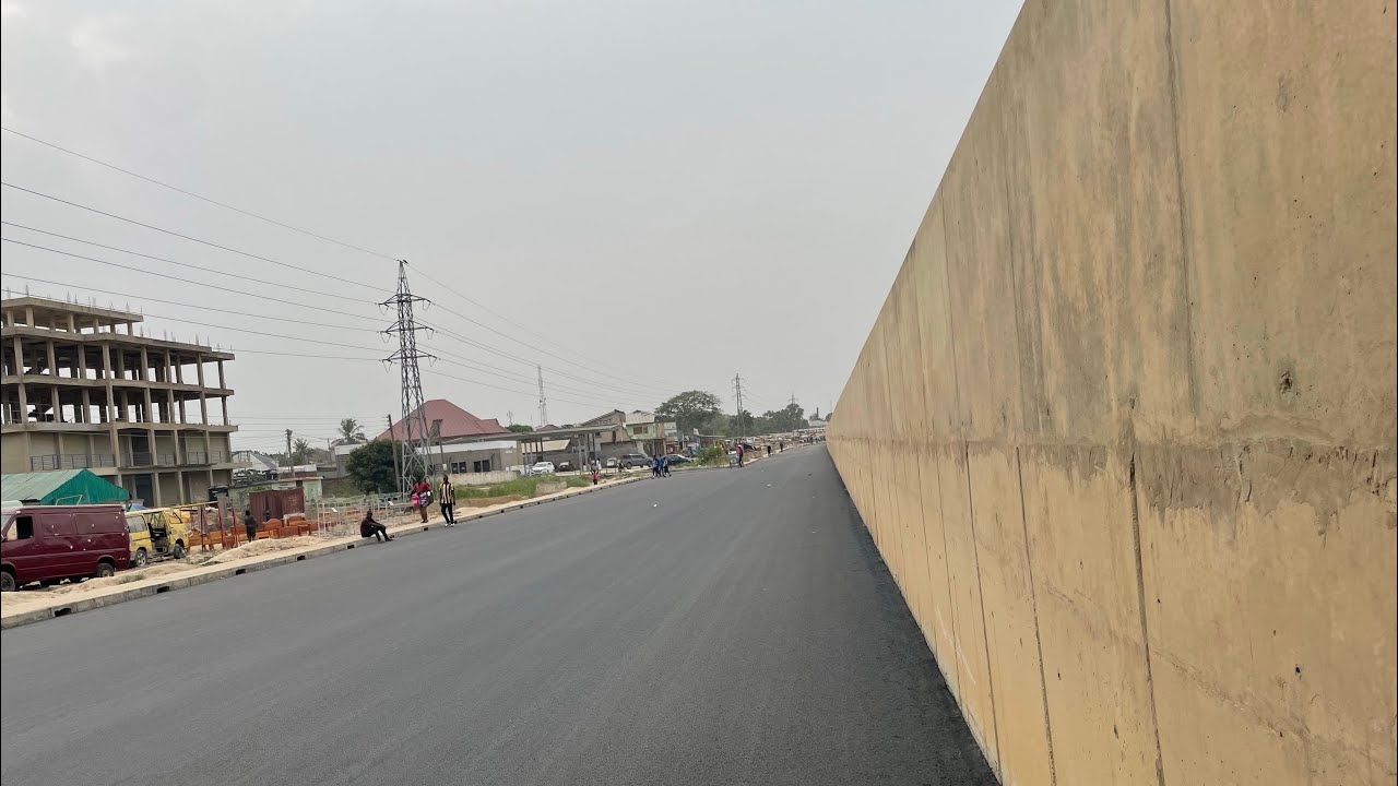 DONE DEAL! Final Service Lane At Amasamam Gets Stone Base Layout. OFANKOR NSAWAM ROAD PROJECT UPDATE