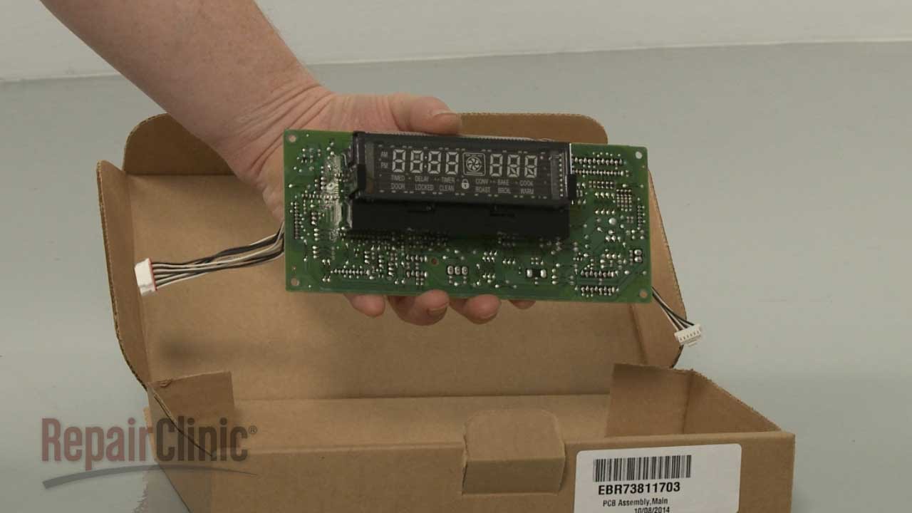 LG Gas Oven Control Board Replacement #EBR73811703