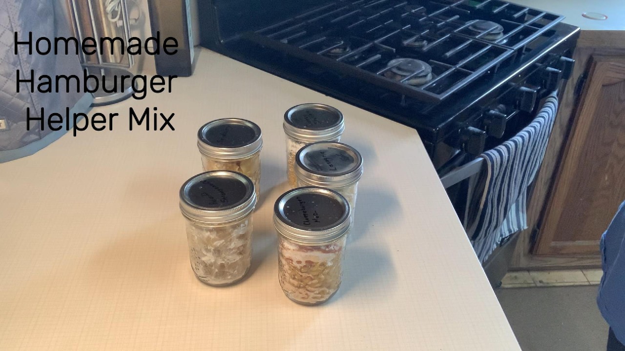 Homemade hamburger helper mixes