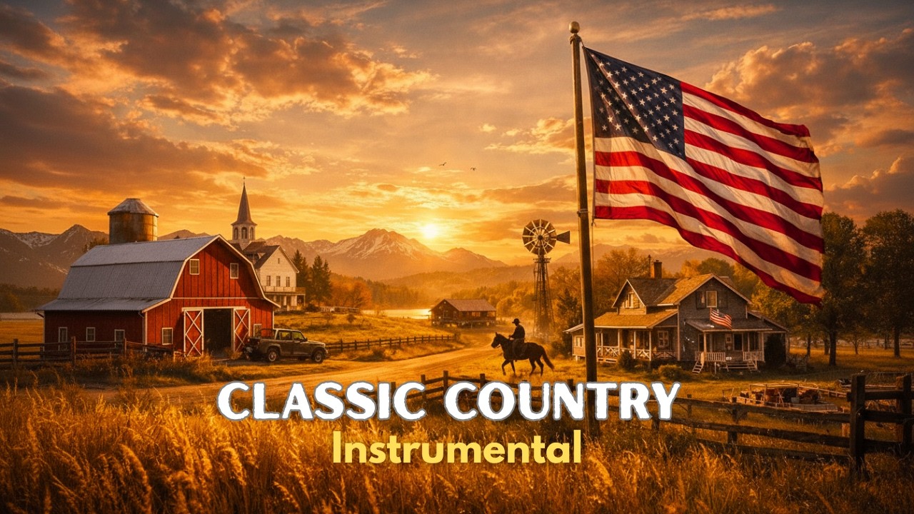 Relaxing Country Instrumental – Peaceful Southern Acoustic Guitar | Classic American Western Vibes