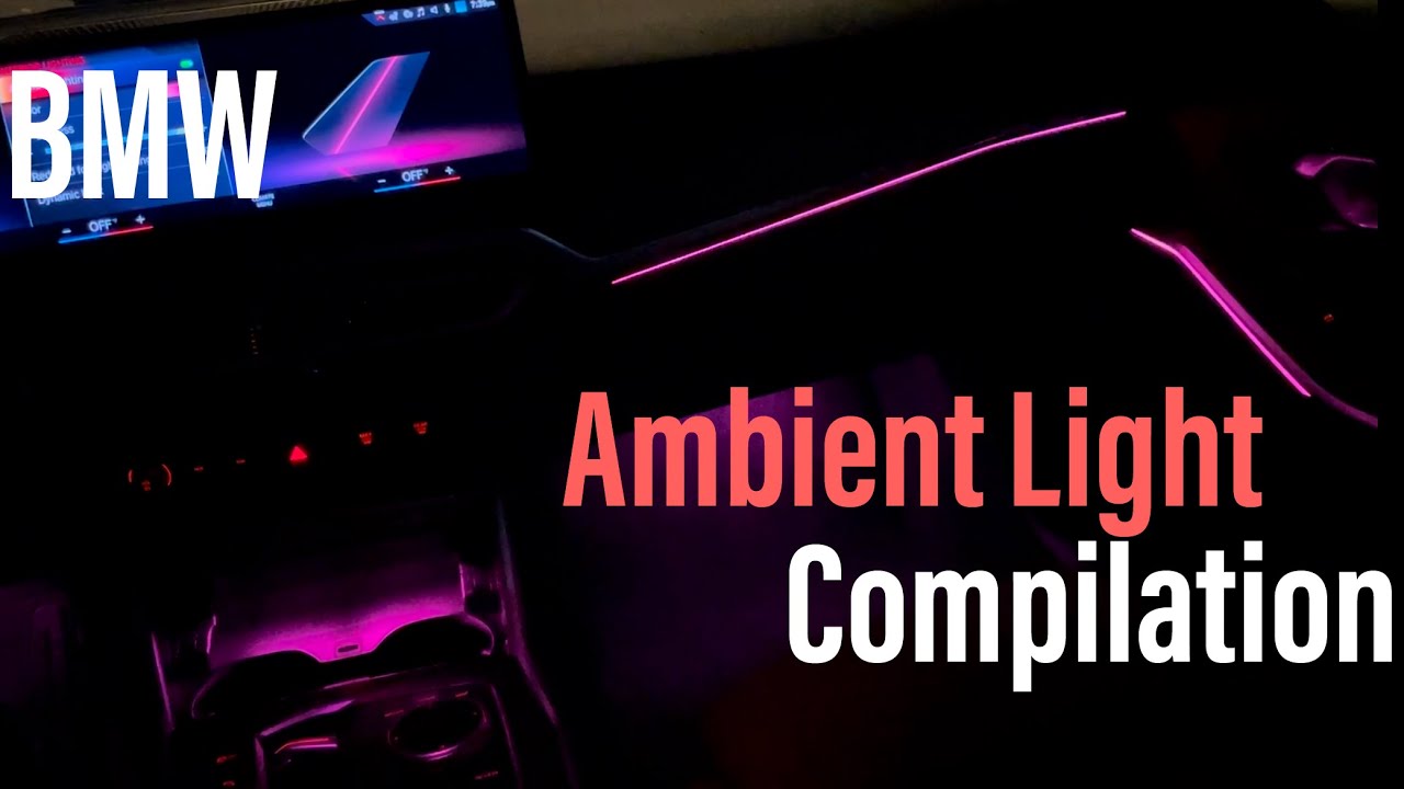 2023 BMW 330i Ambient Light Compilation