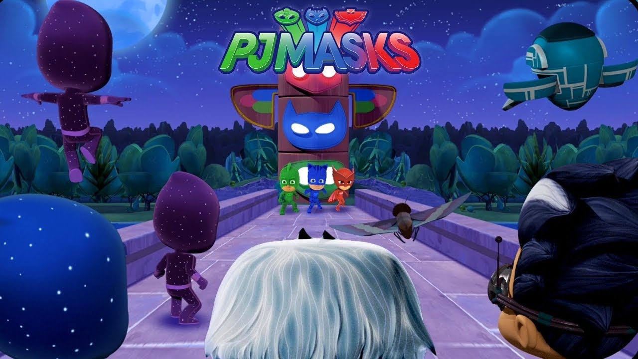 PJ MASKS: Héroes en Pijamas - Defiende la base de operaciones. Villanos atacan cuartel Disney Junior