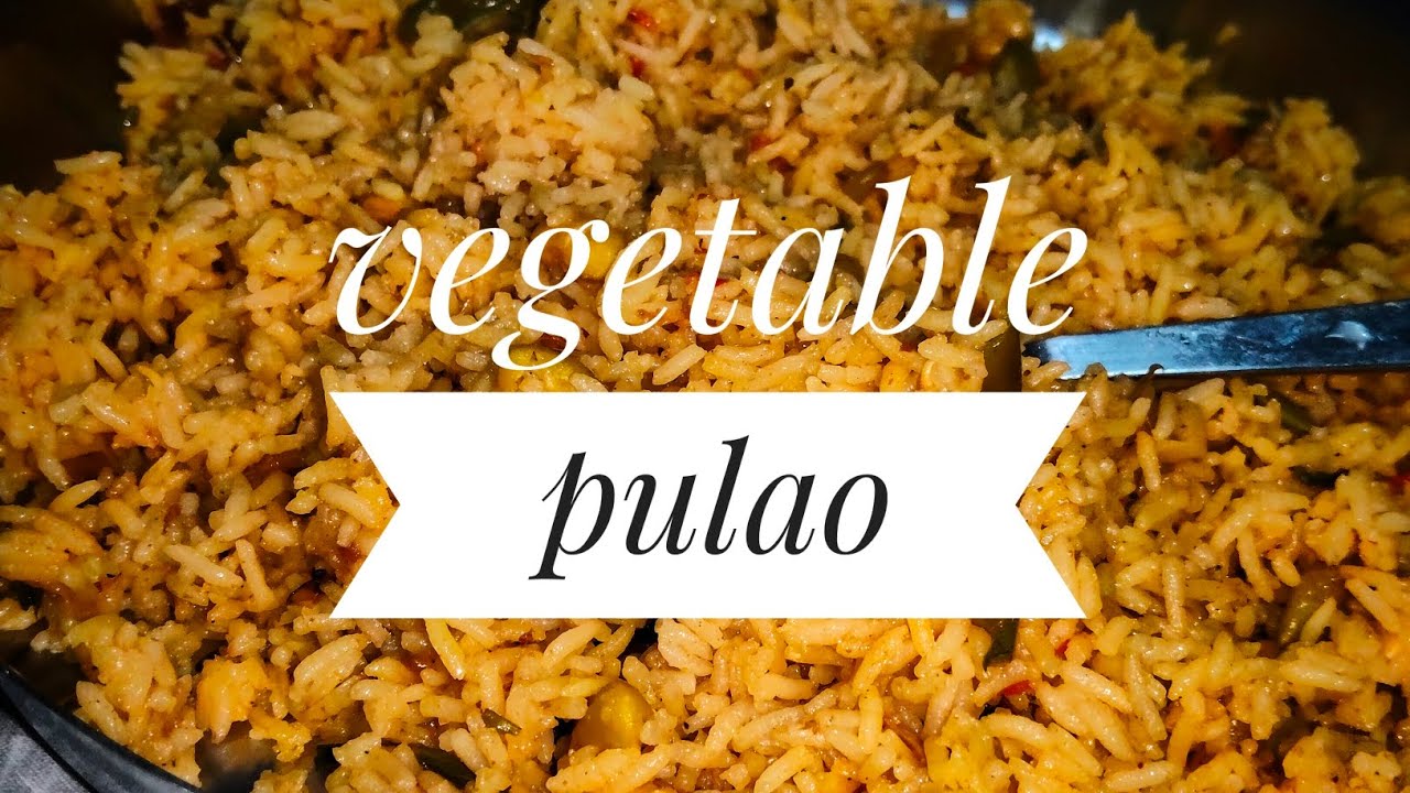 How to make vegetable pulao recipe in south indian style 😋