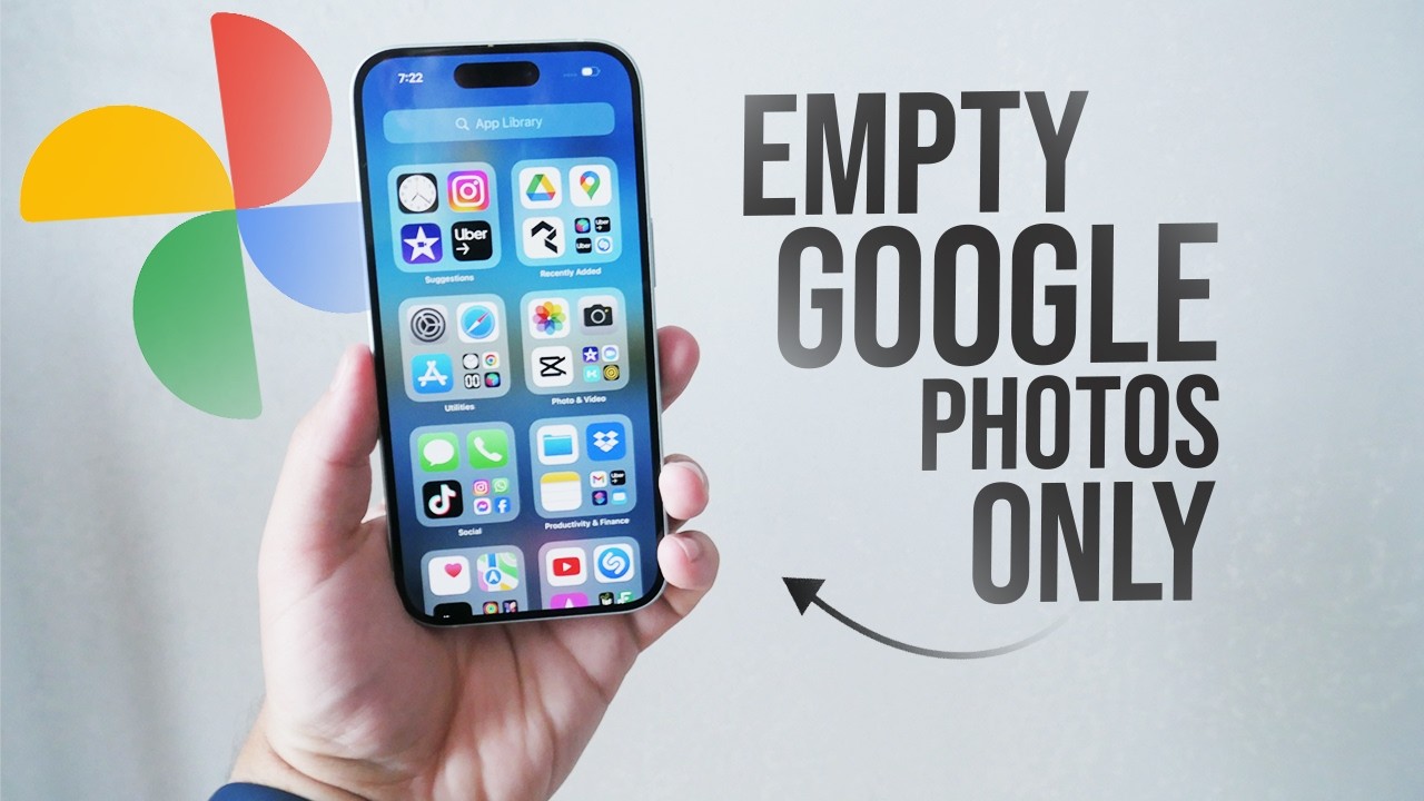 How to Empty Google Photos without Deleting them from iPhone (explained)