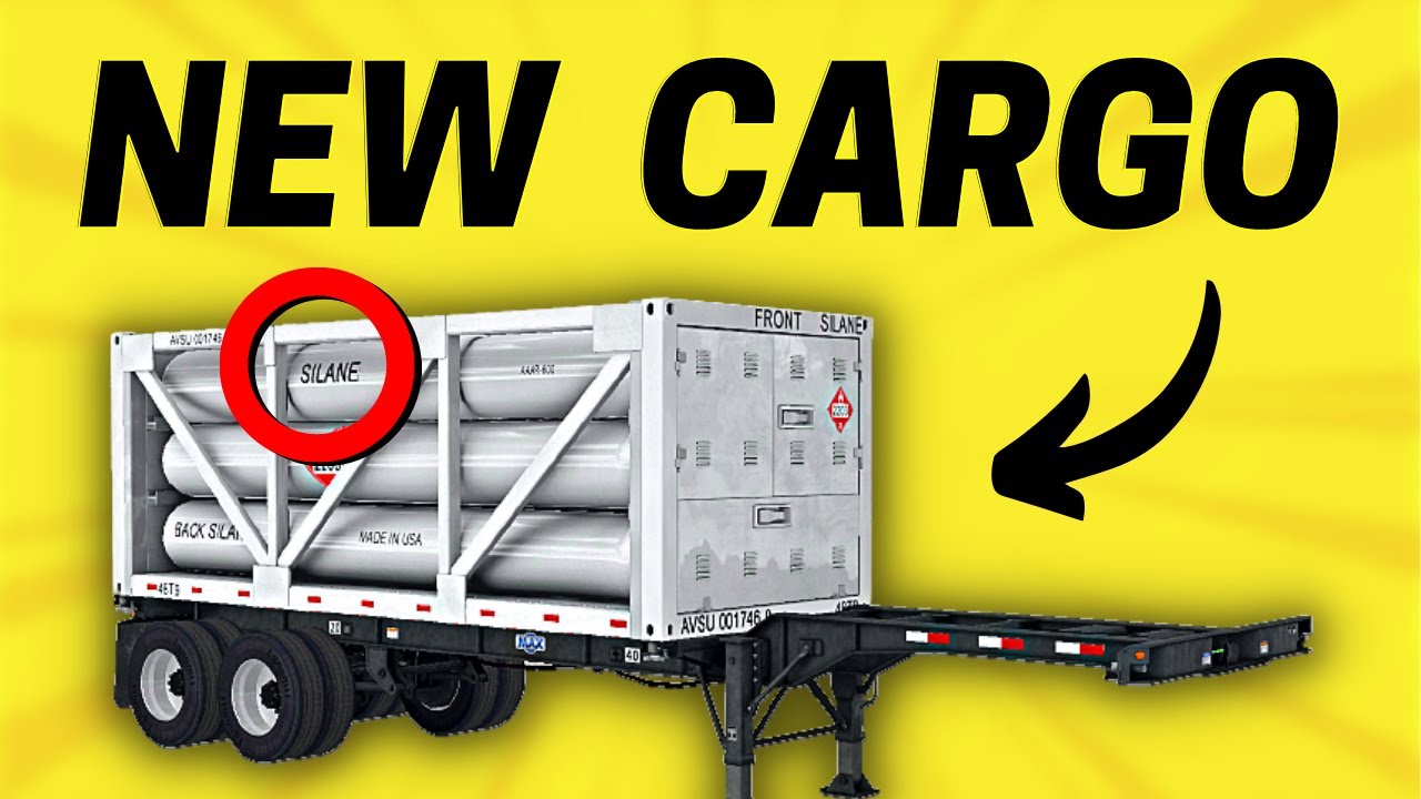 New Cargoes - Silane Gas, Tree Saplings & Logs | ATS Montana DLC | Glacier N. Park: Mountain Road