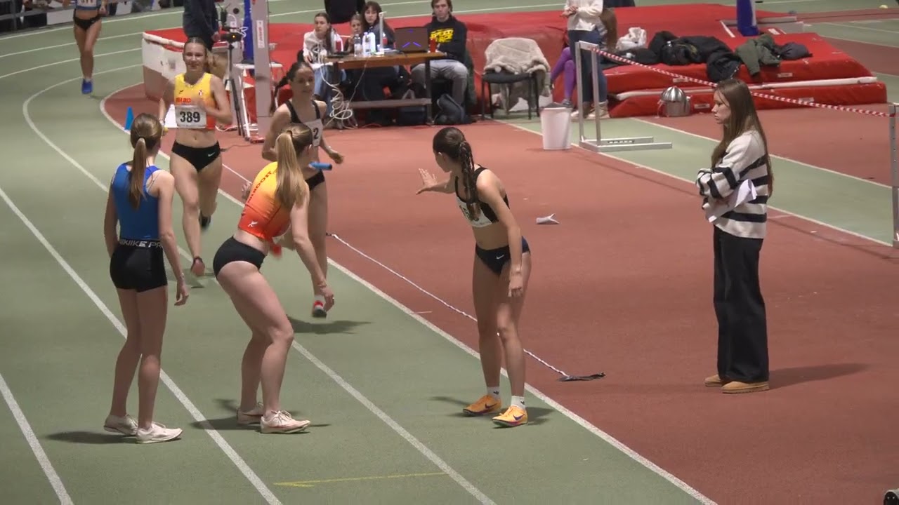 4x800m SENIORKE [Ž], srebrni Agram - Dvoransko prvenstvo Hrvatske u štafetama 2026