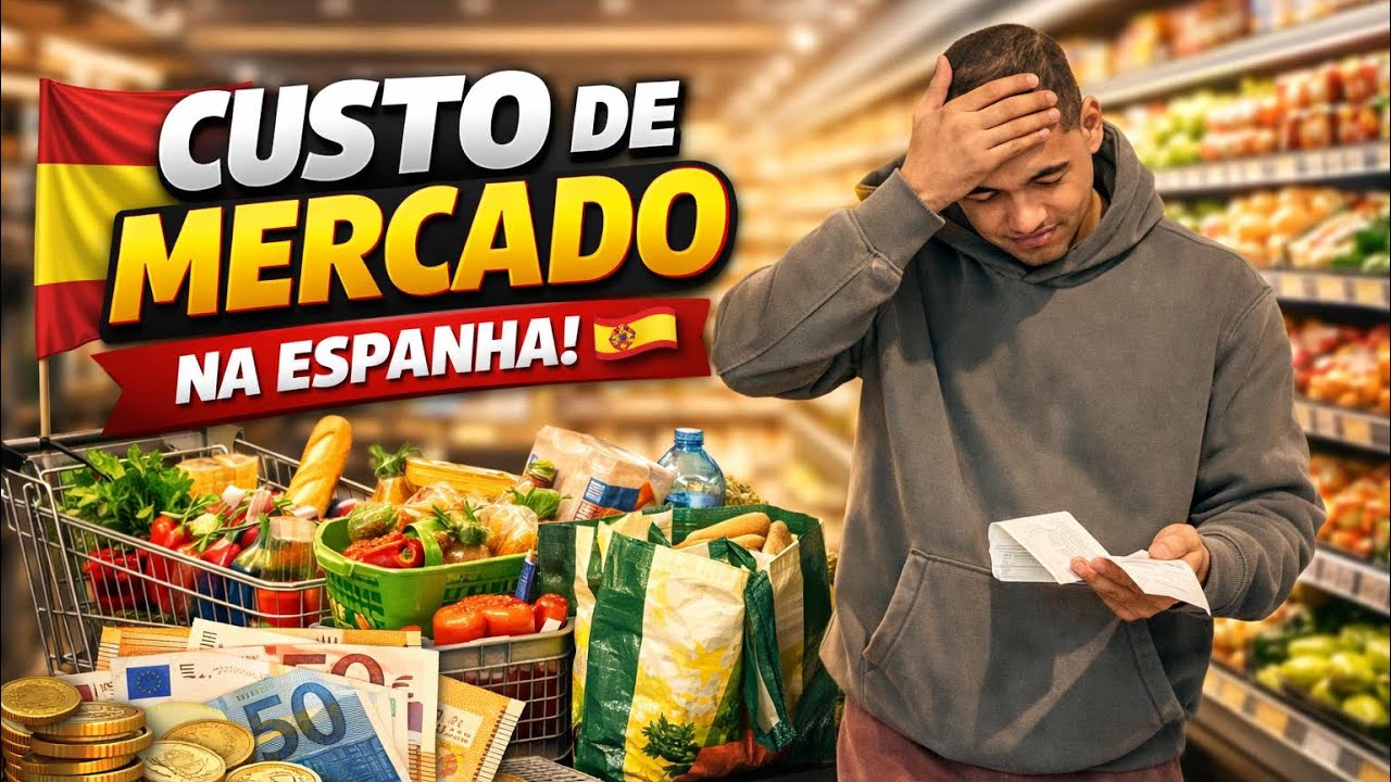 🛒CUSTO DE UMA FAMÍLIA, MERCADO NA ESPANHA #vivendonaeuropa #mercado #brasileirosemportugal 