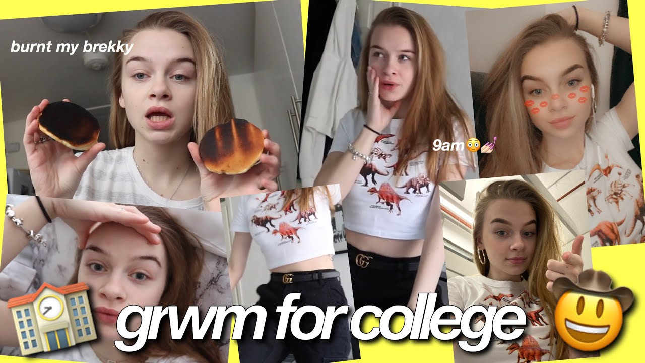grwm for school at 9am 🤠