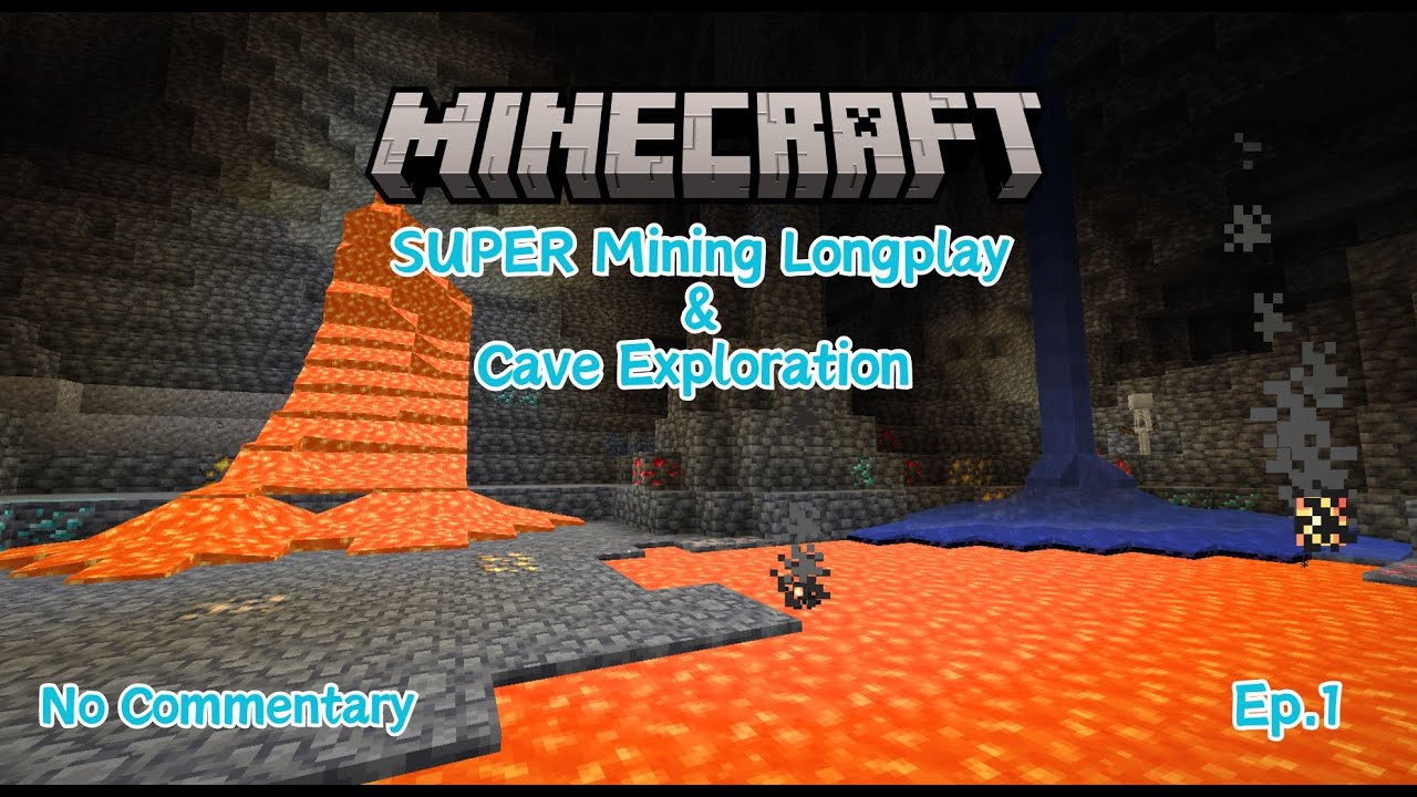 5 Hours of Minecraft Longplay - Cave Exploration and Ore Mining - No Commentary - 1.20 - Ep.1