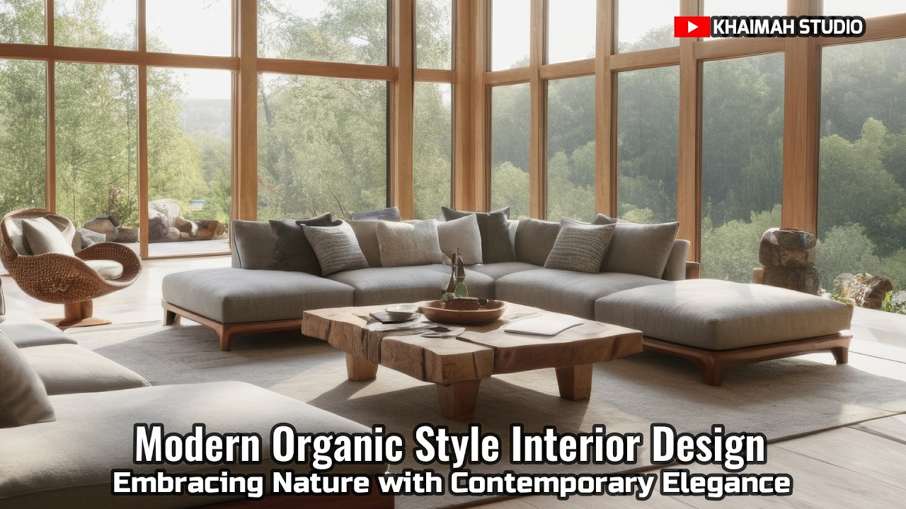 Modern Organic Style Interior Design Embracing Nature with Contemporary Elegance
