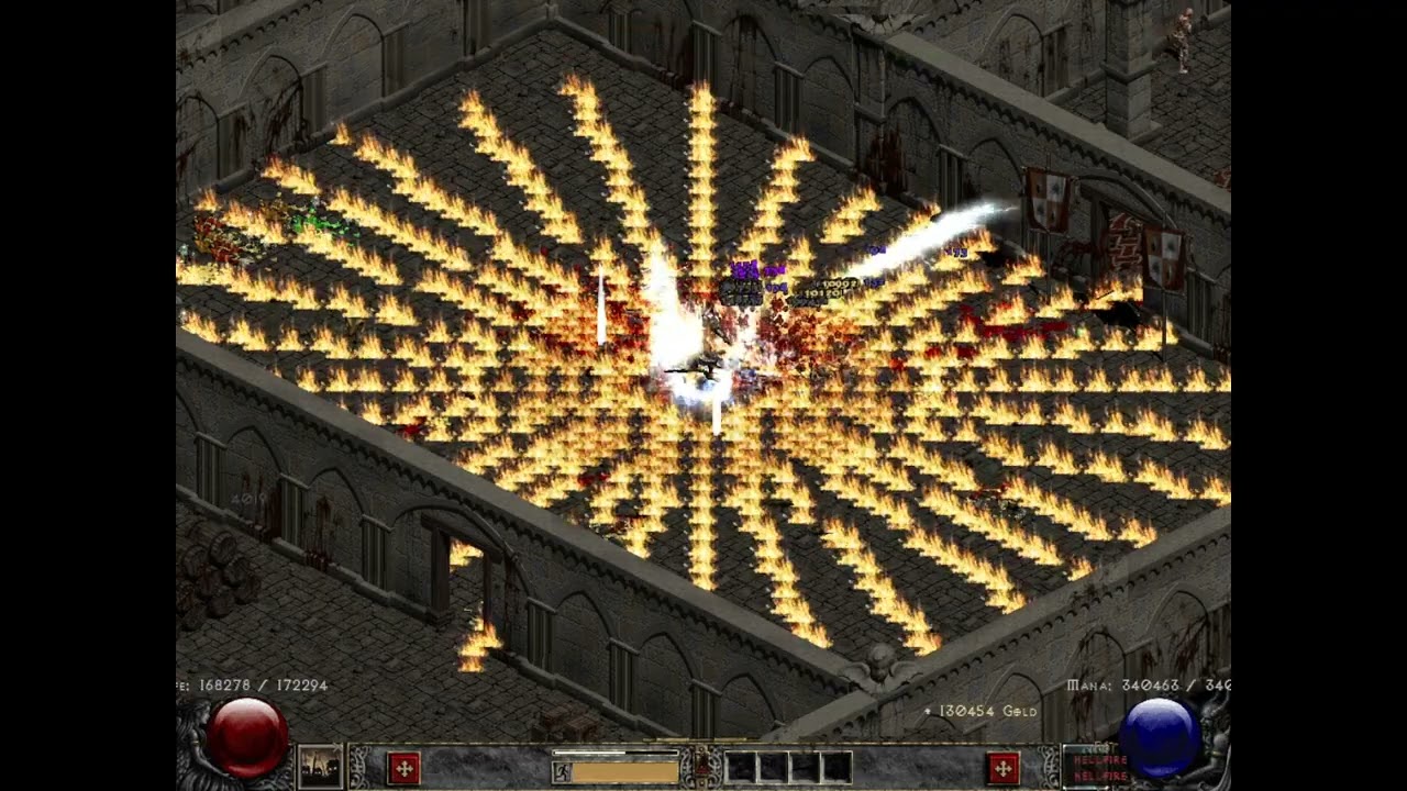 Diablo 2 Min Max mod necro end game content - all maps
