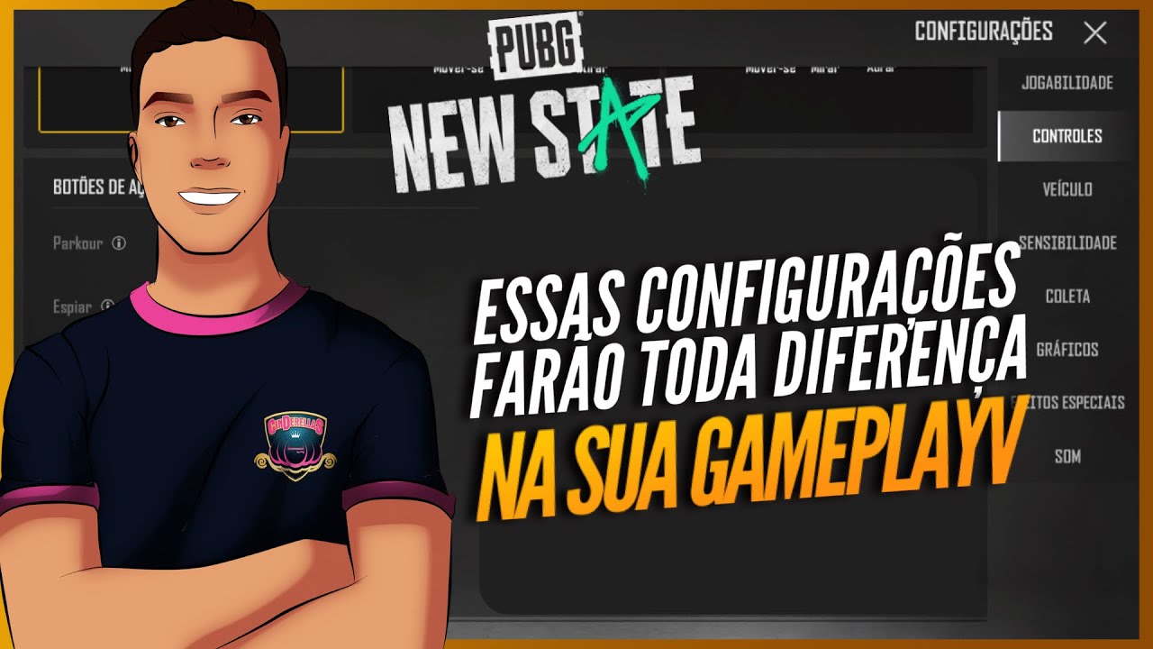 CONHEÇA TODAS AS CONFIGURAÇÕES DO PUBG NEW STATE