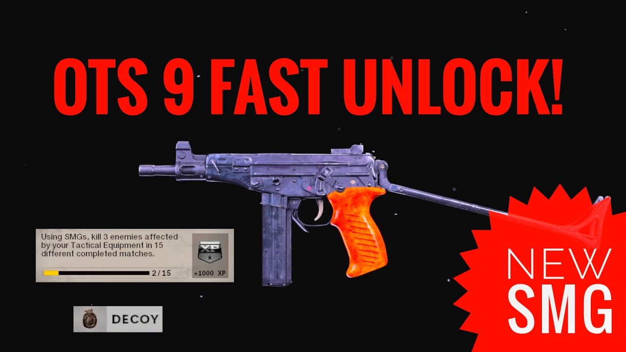 Fastest Way to Unlock OTs 9! NEW SMG (Cold War)