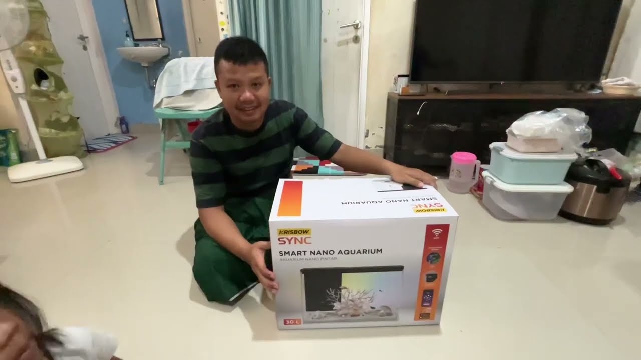 Unboxing Aquarium Smart dari Krisbow, Bisa Diamonitor dari Aplikasi Krisbow Sync
