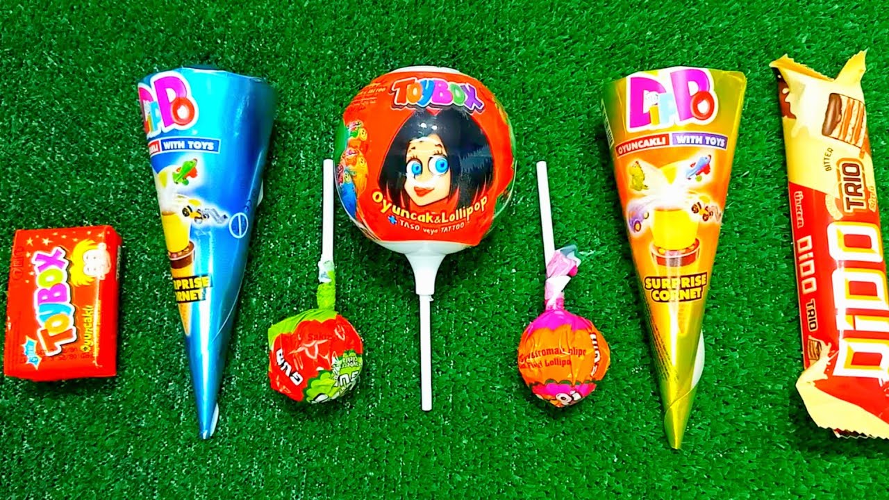 Candy ASMR Satisfying video Asmr Lollipops candy and chocolate Yummy candy Unboxing #satishying   