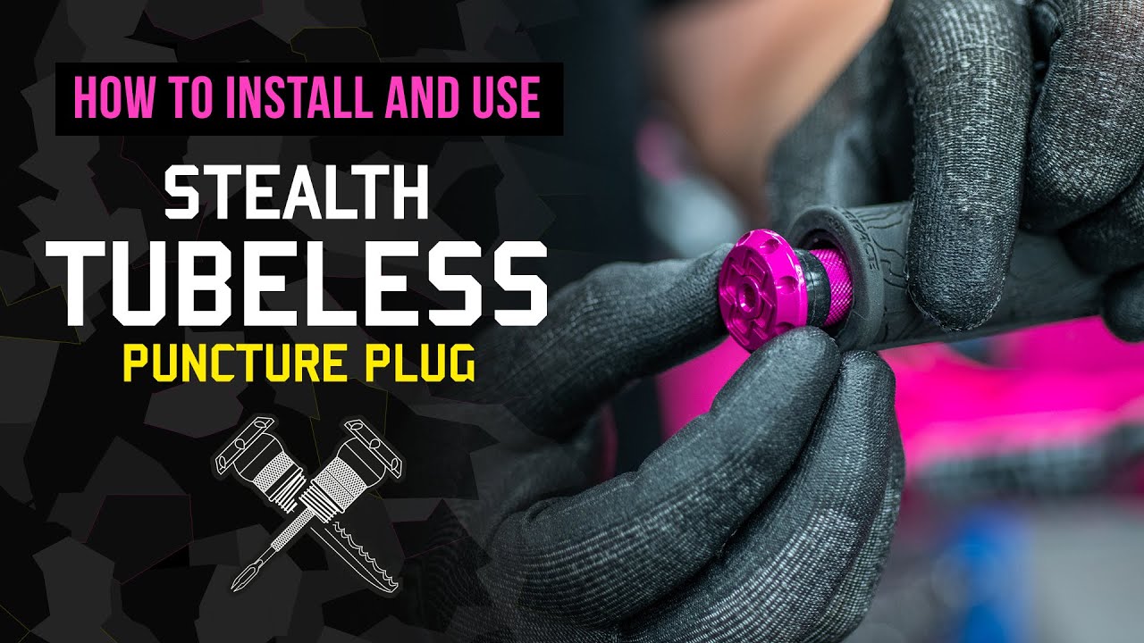 Как установить и использовать заглушку Stealth Tubeless Puncture Plug