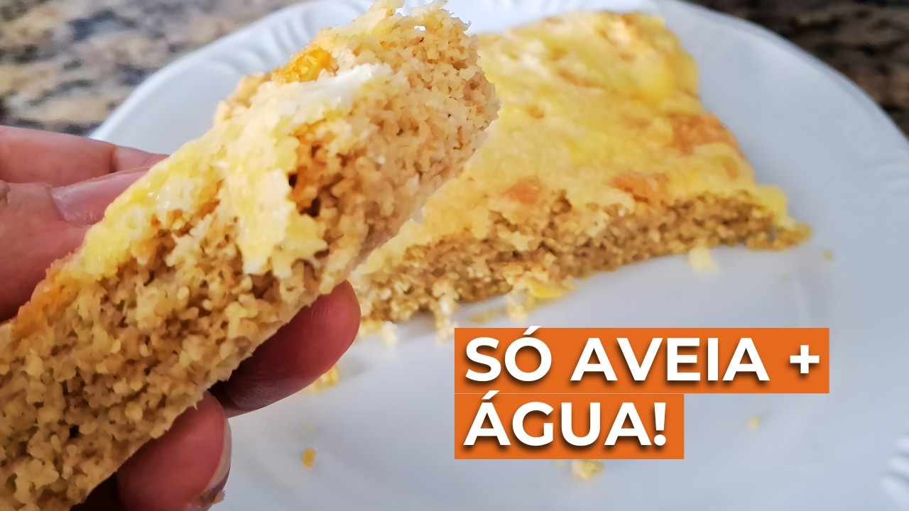Esse Pão de Aveia só funciona por causa da ÁGUA! (Econômico e Delicioso)