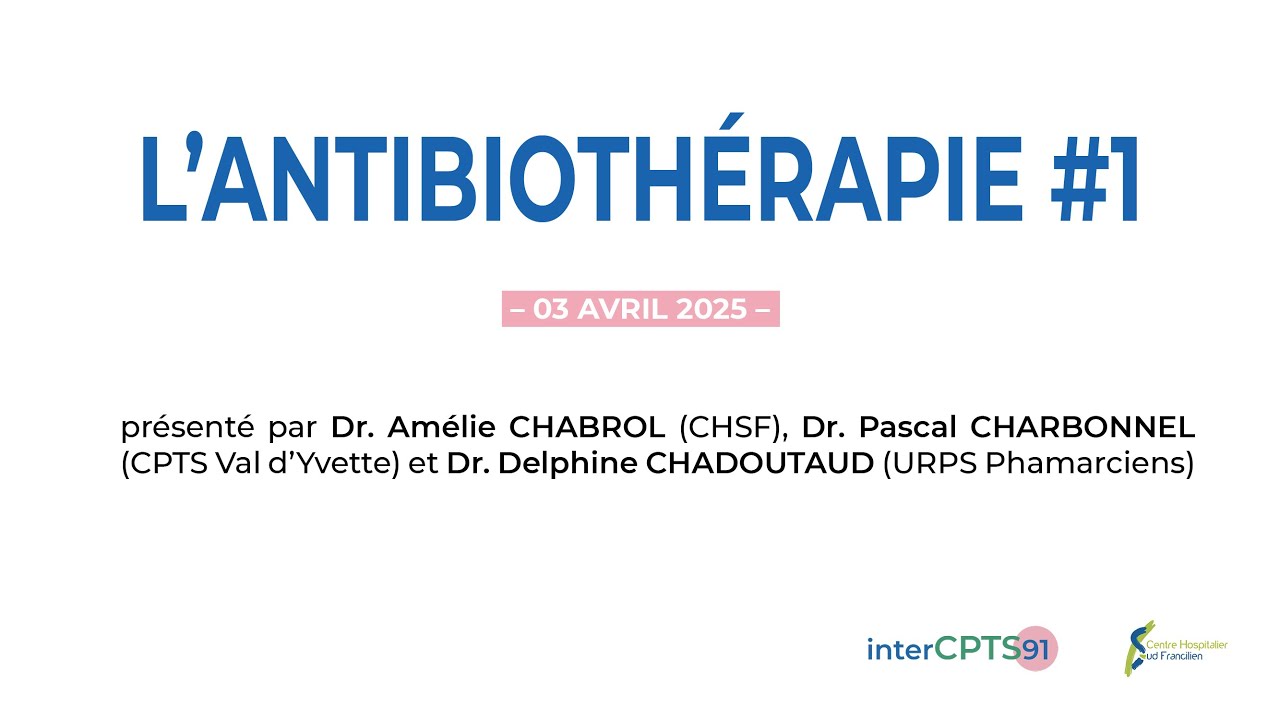L'Antibiothérapie #1