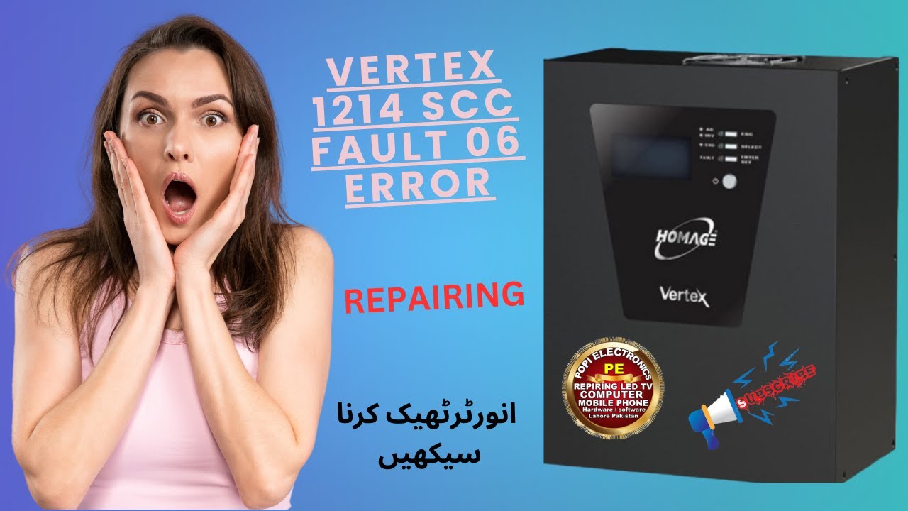homage vertex 1214 scc fault 06 error #solarinverter #chinainverter  #Homage