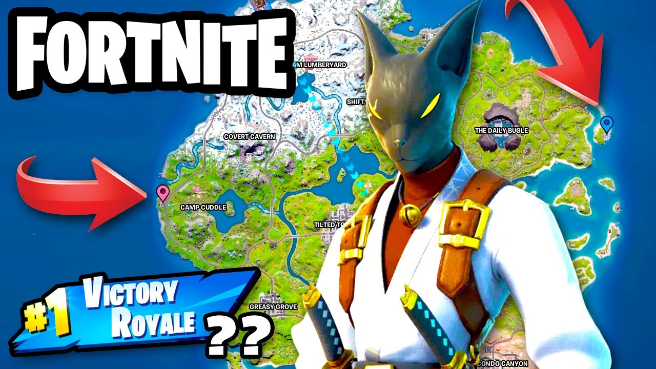 Landing on Opposite Sides of the Map! A True Fortnite Comeback Story?