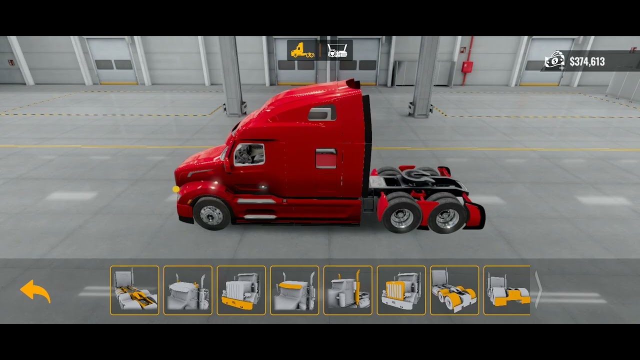Truck simulator big rigs playing around 