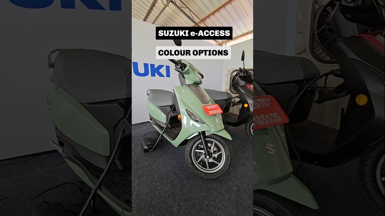 Suzuki e-Access Colours Revealed! | Which One&rsquo;s Your Pick? | autoX #shorts