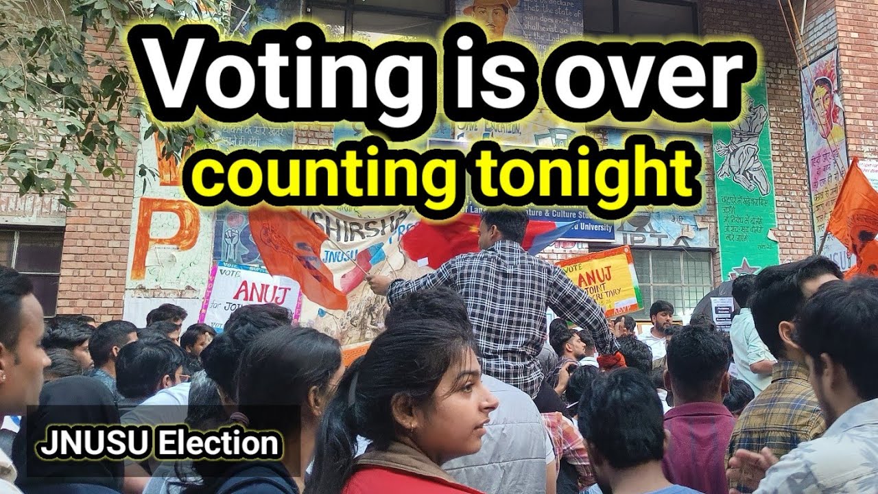 JNUSU Election 2025&ndash;26 | Polling Completed | Counting Tonight | Protest at JNU Campus
