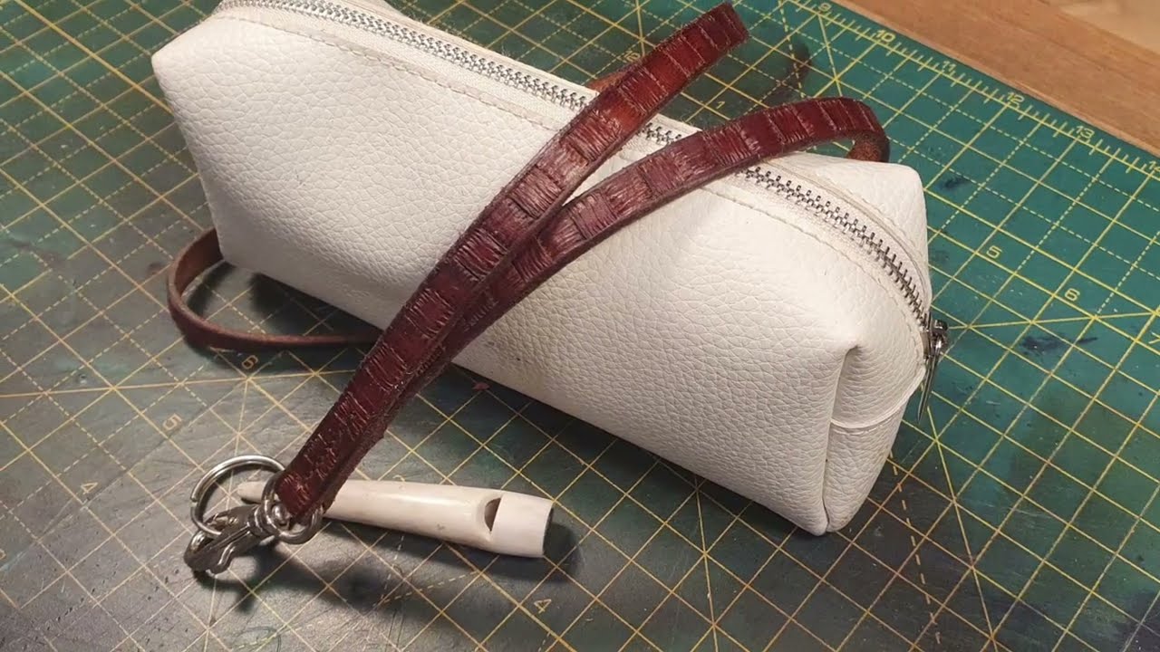 Making Leather Lanyards - Timelapse