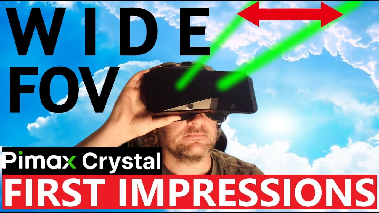 Pimax Crystal WIDE FOV LENSES PREVIEW! Is there REALLY a difference?