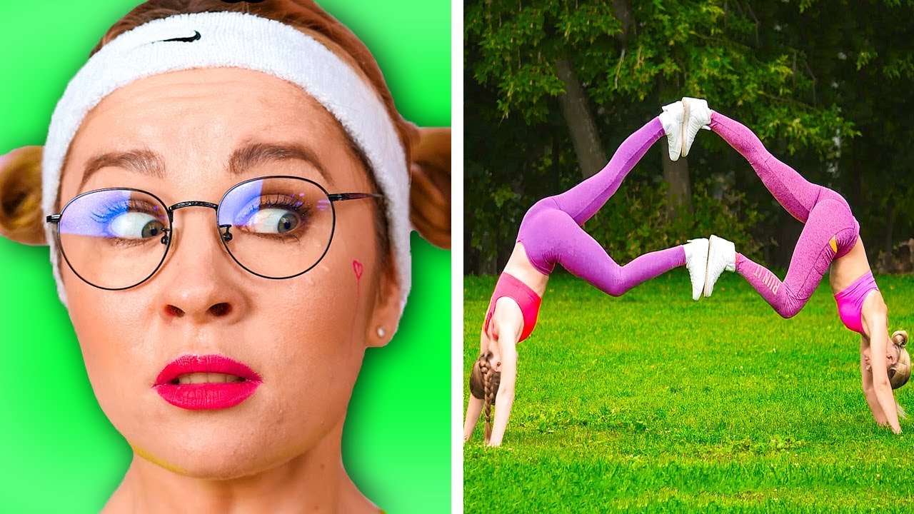 LUSTIGE GYMNASTIK-CHALLENGES UND WORKOUT-FAILS || Seltsame Momente im Sport
