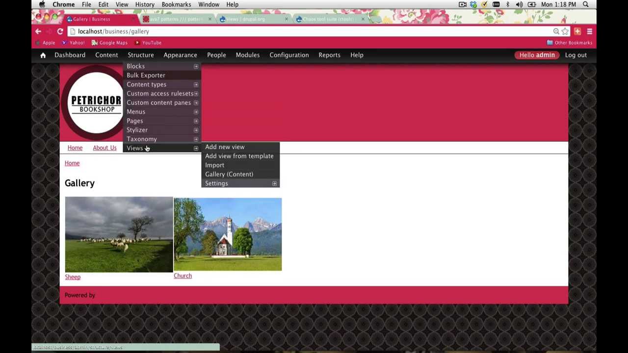 Part 1: Drupal 7 Image Gallery