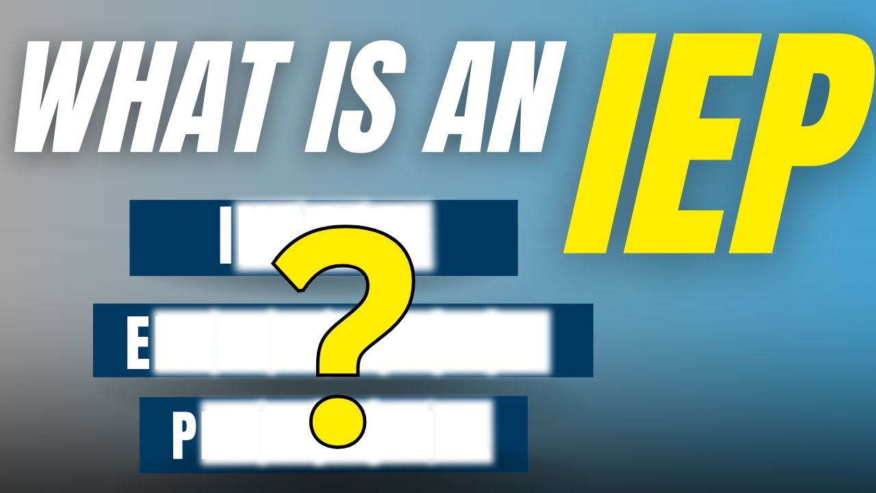 What is an IEP?? (And why you MUST have one on your team if you're dealing with mold)