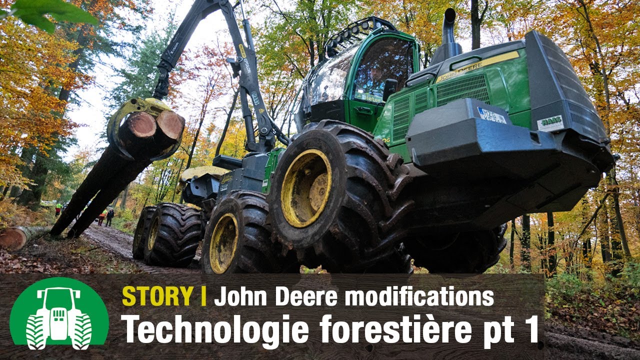 John Deere Technologie forestière | Travailler en forêt avec Haas Maschinenbau Partie 1
