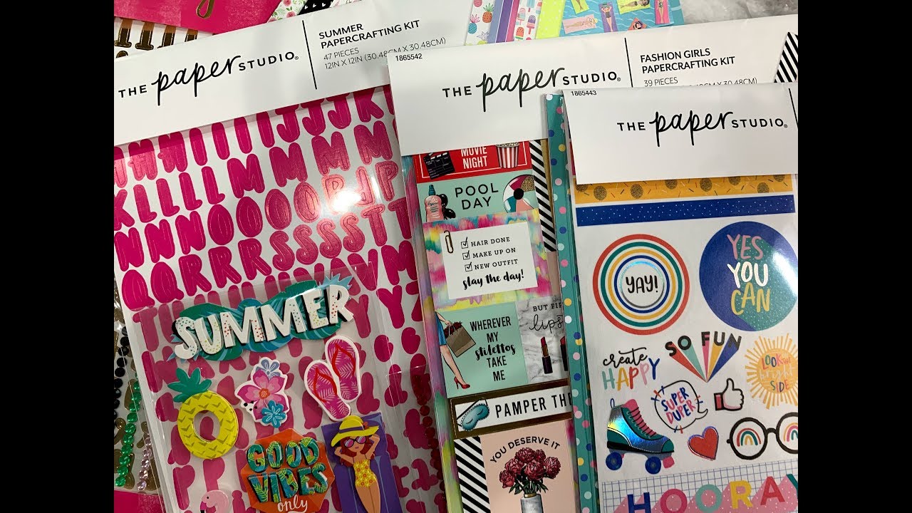 New at Hobby Lobby!! New Paper Crafting Kits !! COME SEE!!!