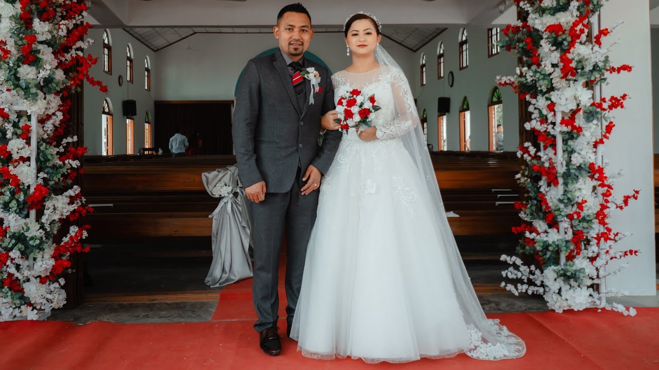 Rokung & Ngaite's Wedding Ceremony at Muolhoi PCI, Haflong