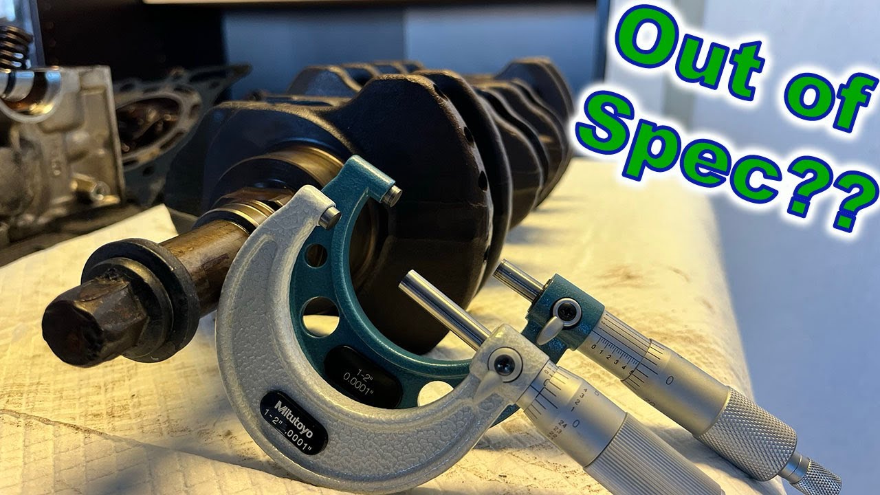 Measuring/Inspecting D16y8 Crankshaft