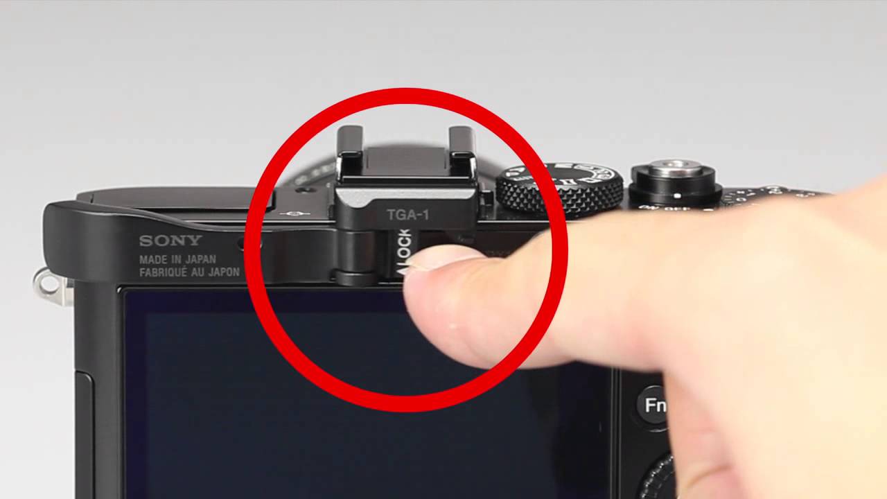 DSC-RX1 Attaching Thumb Grip TGA-1